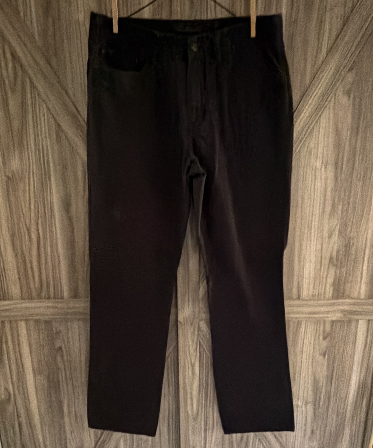 Weatherproof Men's Black Straight Leg Pants 34x32