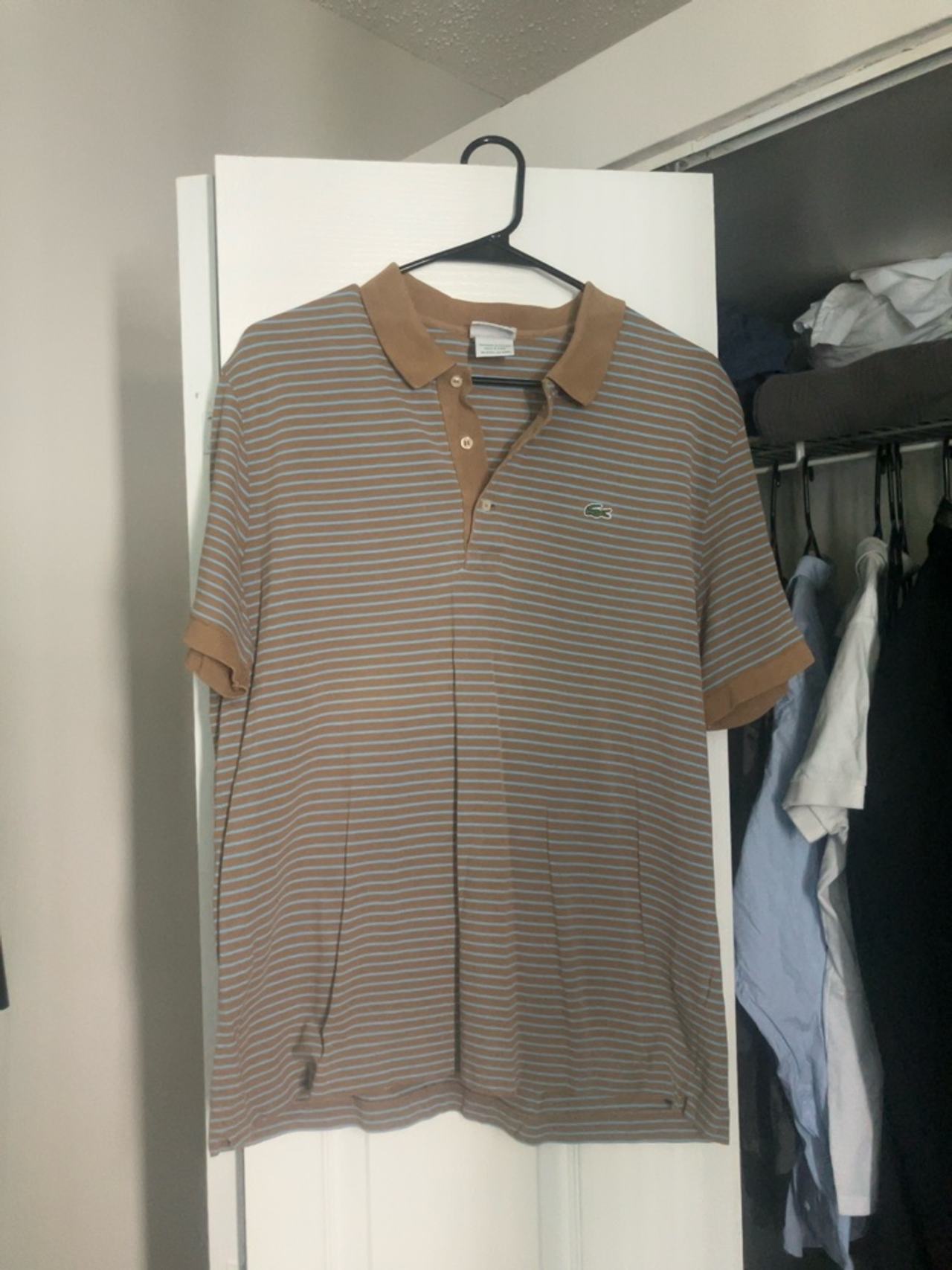 Lacoste Striped Polo Shirt