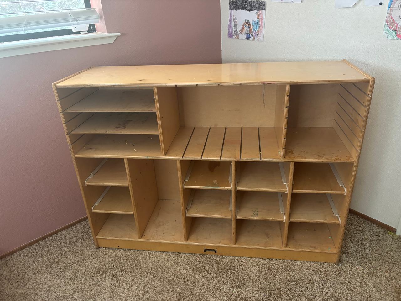 Jonti-Craft Wooden Storage Cabinet