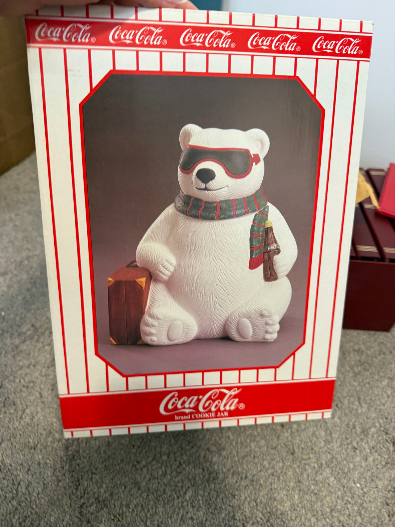 Coca-Cola Polar Bear Cookie Jar