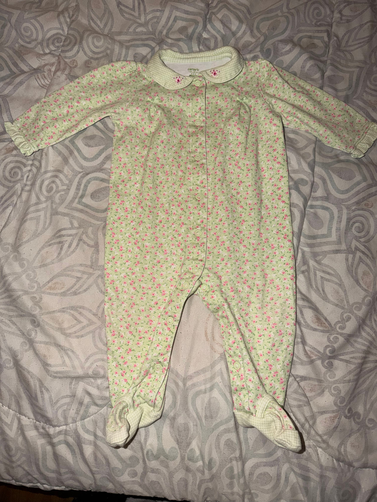 Carter's Floral Snap-Up Sleep and Play