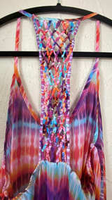Tie-Dye Beach Cover Up Dress - Image 3