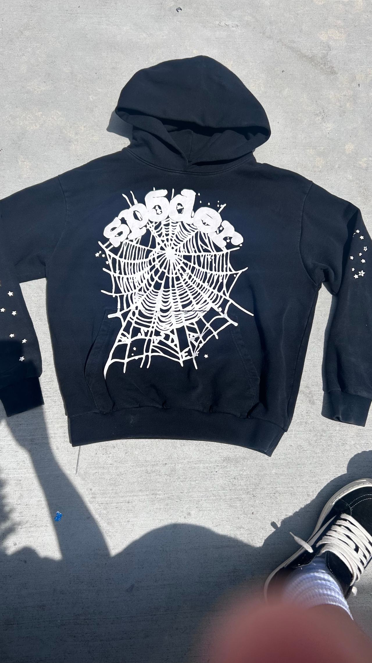 Sp5der Worldwide Black/White Hoodie