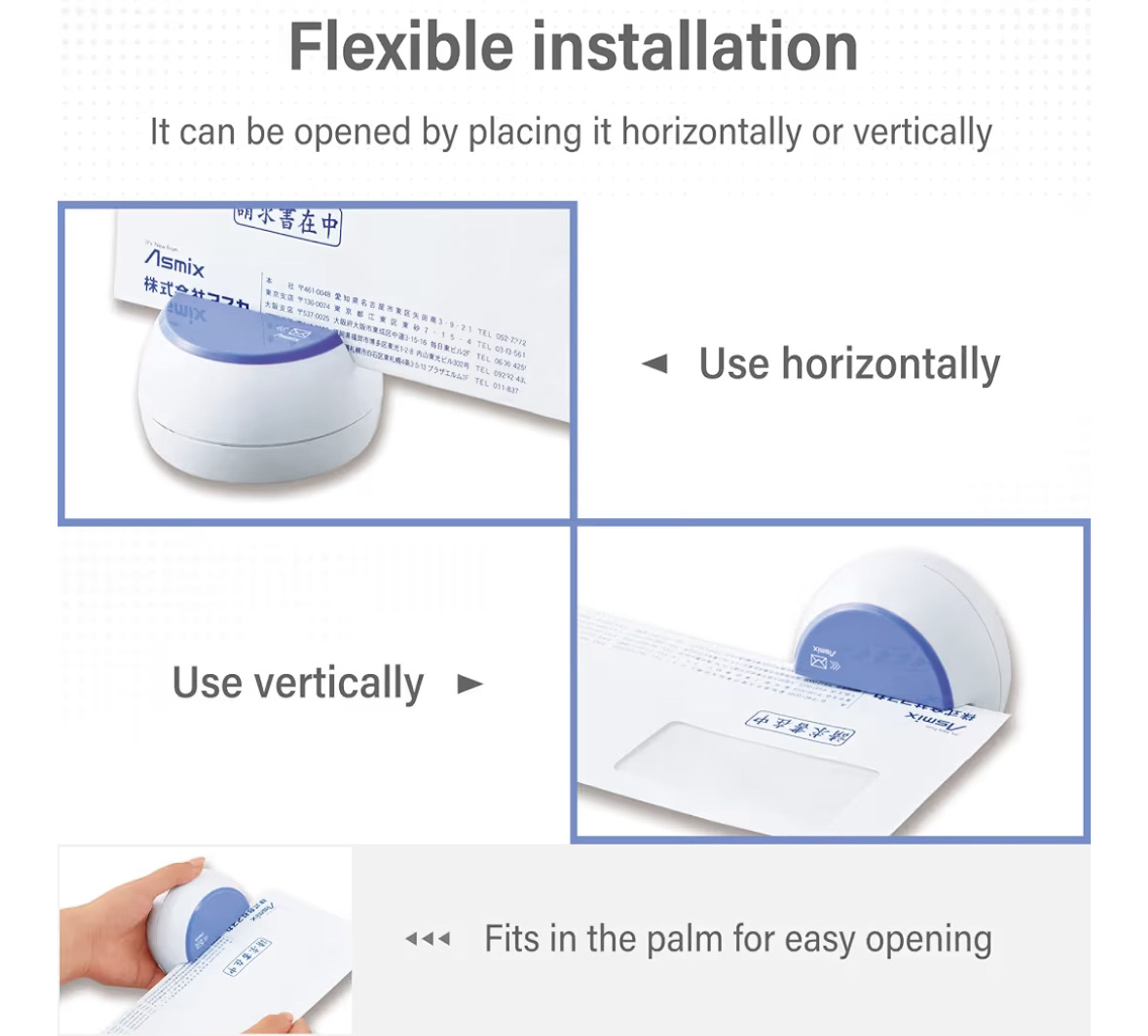 Electric Letter Opener, LO85B Blue Letter openers Envelope, Envelope Opener - Image 4