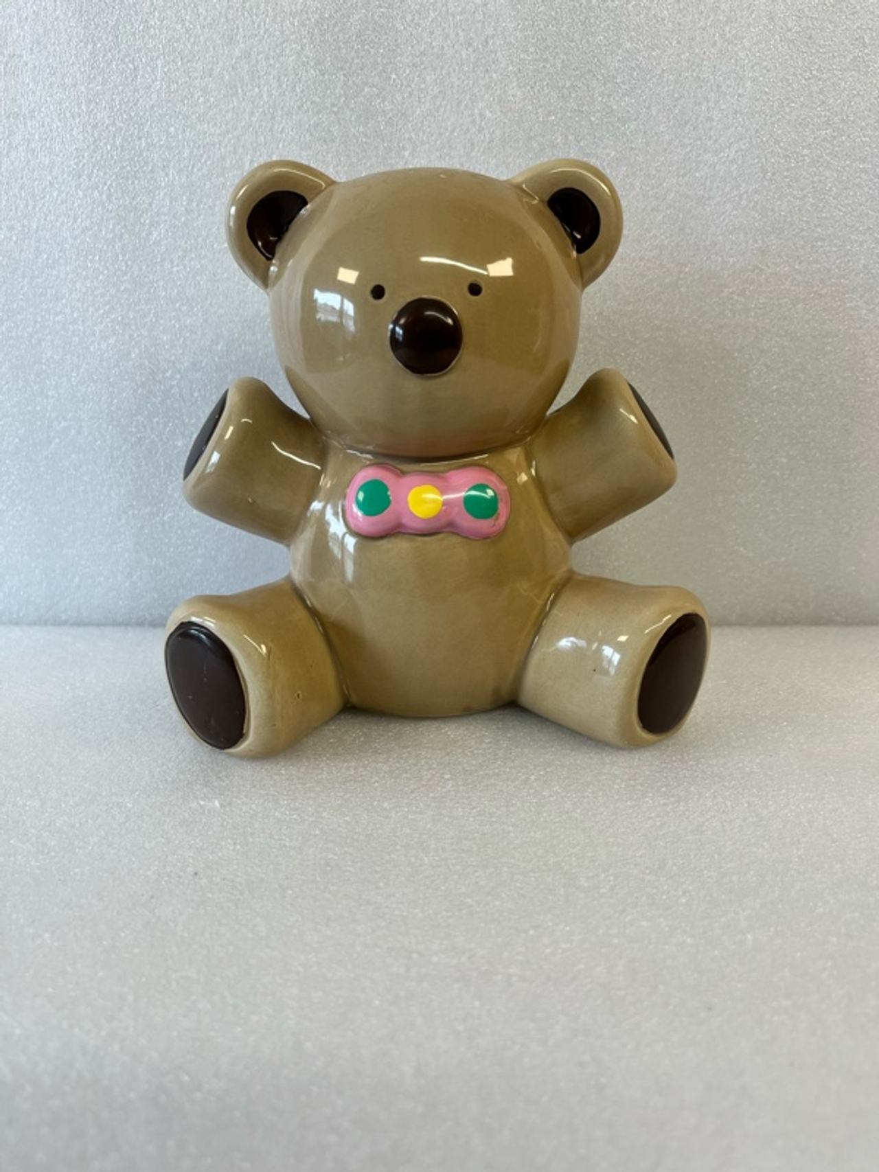 Ceramic Teddy Bear Figurine