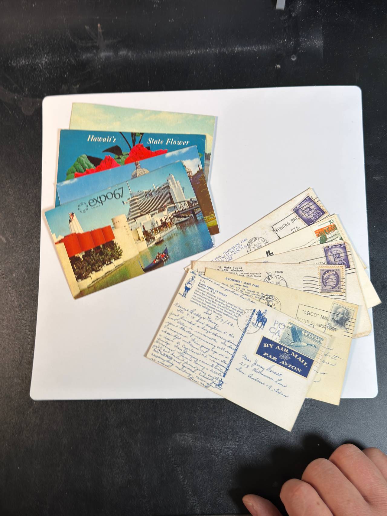 Vintage 1960s Postcard Collection