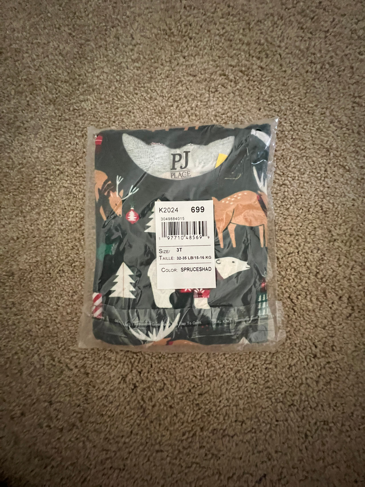 PJ Place Toddler Pajamas