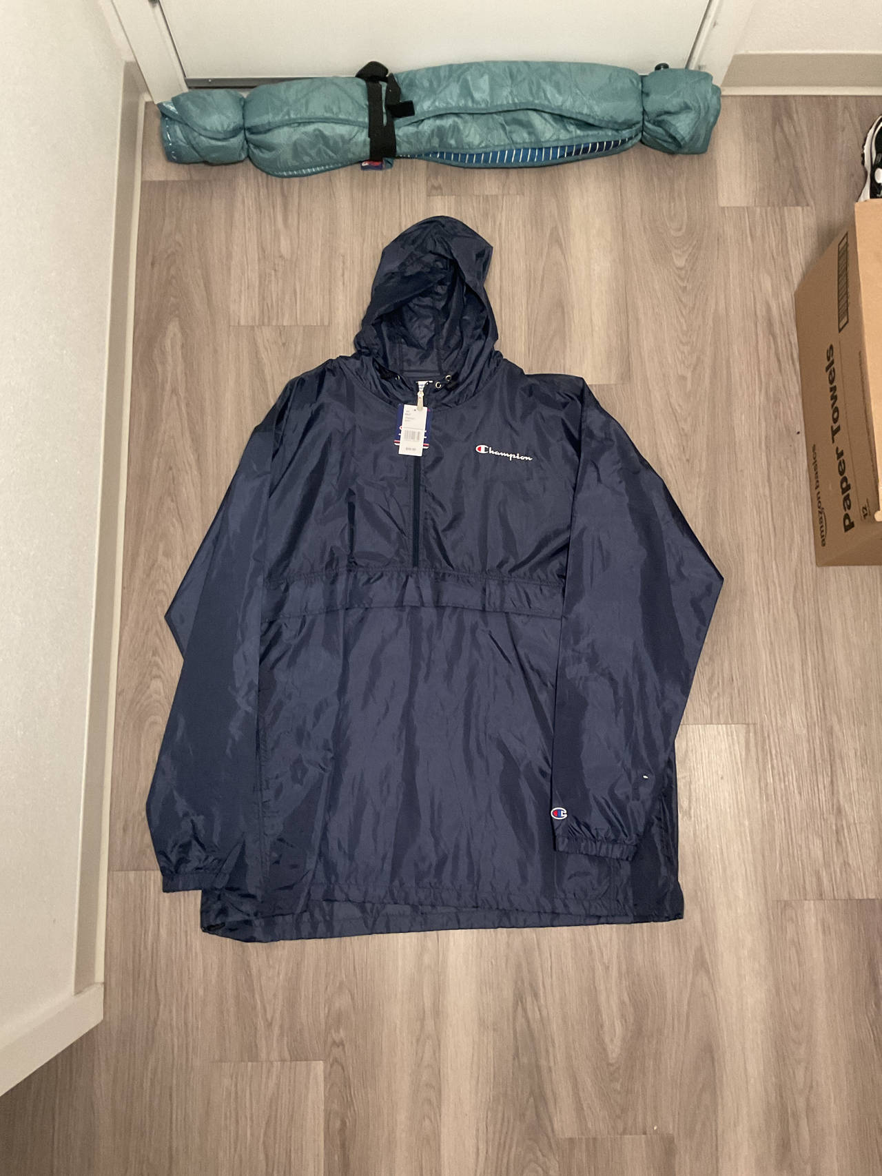 Champion Men's Packable windbreaker jacket size 4XL Brand New W/Tag