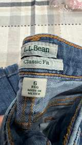 L.L.Bean Women's Classic Fit Jeans size 6 Reg - Image 2
