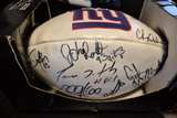 New York Giants Autographed White Panel Football - Image 2