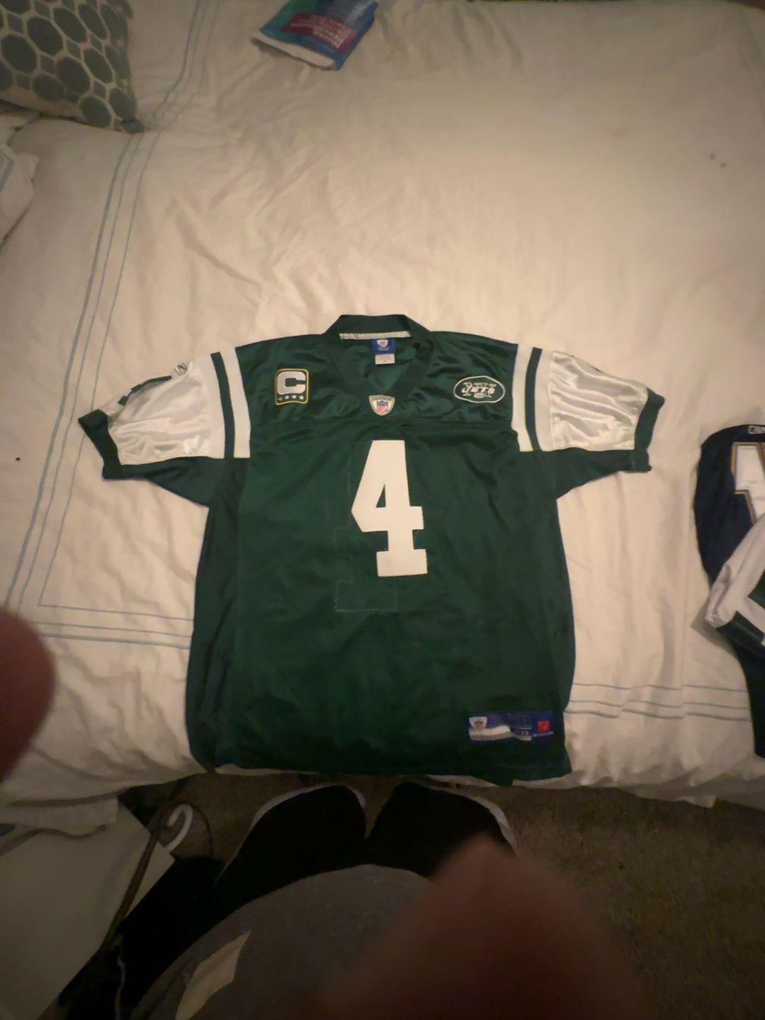 Reebok New York Jets Brett Favre Green Jersey