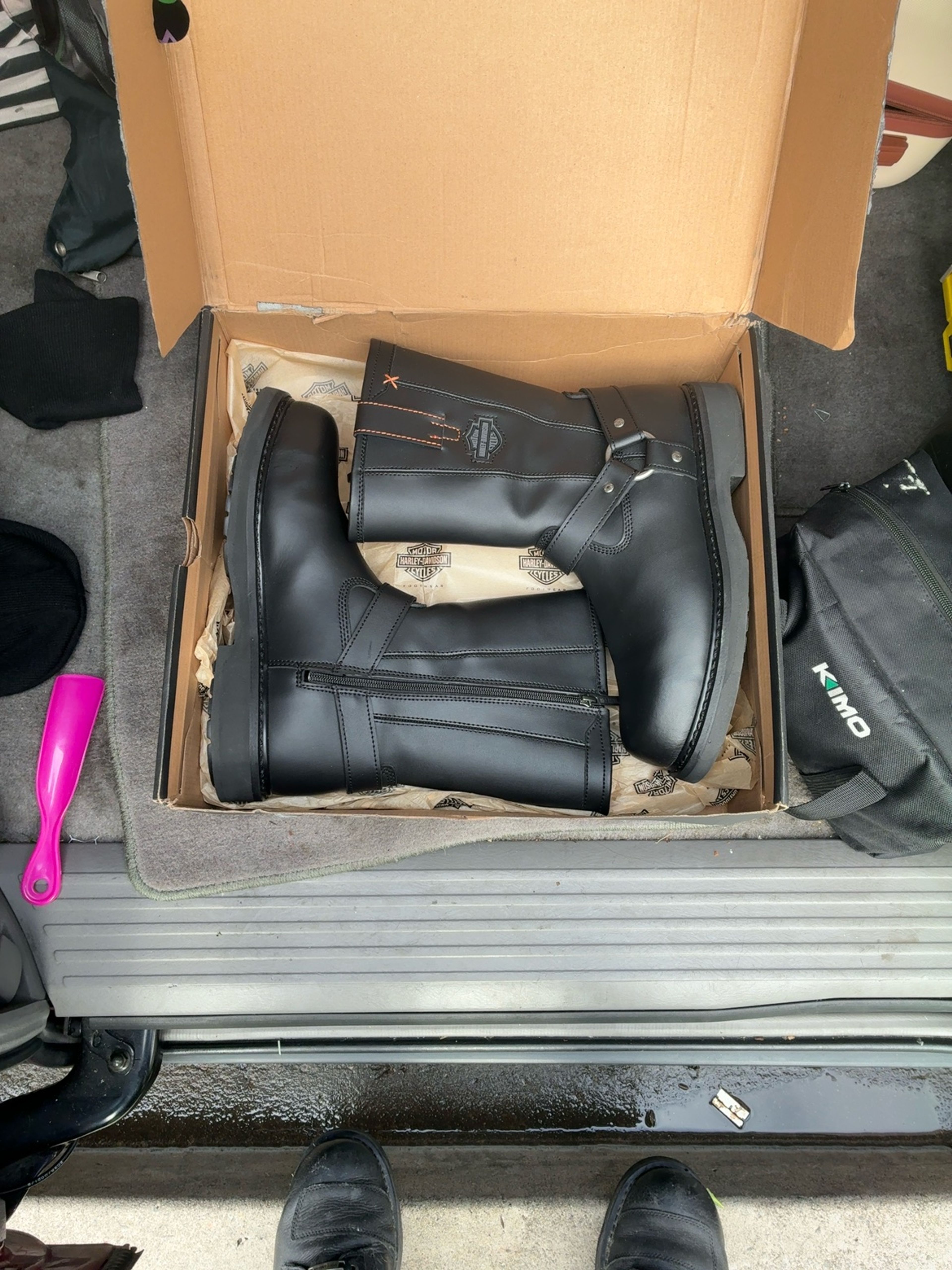 Harley-Davidson Bill Boots Black Leather