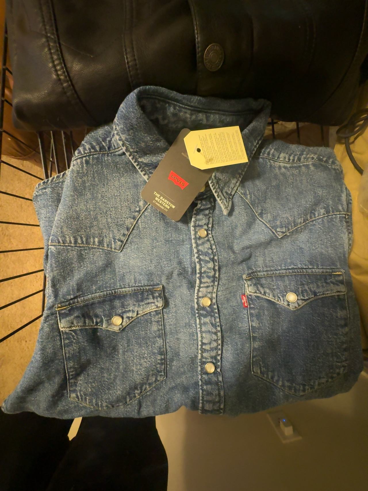 Levi's Barstow Western Denim Shirt Medium Wash