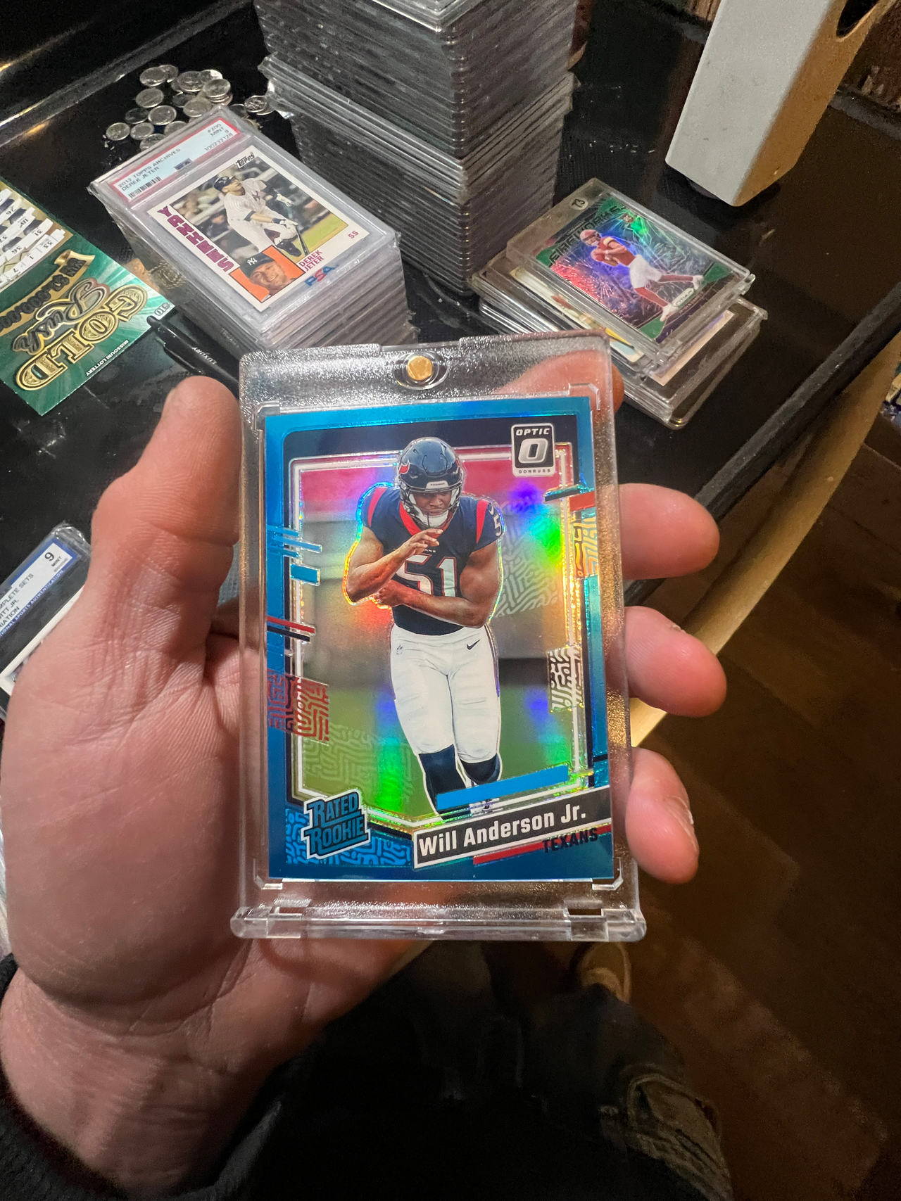 2023 Panini Donruss Optic Will Anderson Jr. Blue Velocity Rated Rookie #151