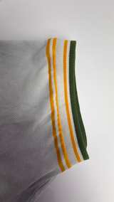 Fred Perry Striped Polo Shirt Light Blue Yellow - Image 4