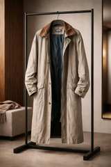 Rainforest Jacket with brown Leather Trim sz XXL - Image 4