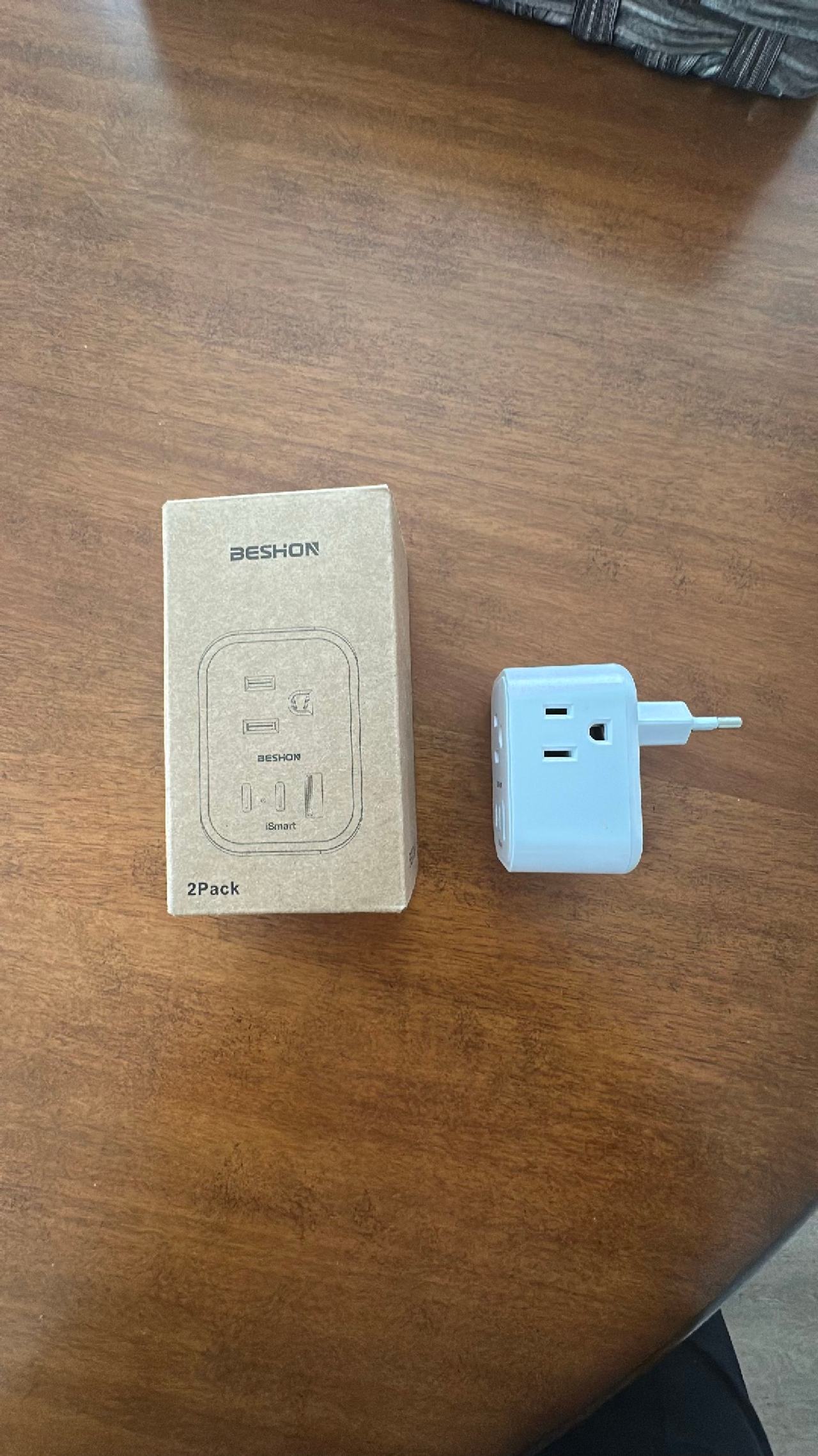 BESHON Multi Plug Outlet Extender 2-Pack