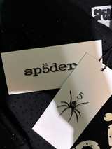 Sp5der Black Rhinestone Hoodie - Image 2