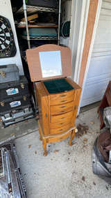Wooden Jewelry Armoire - Image 2