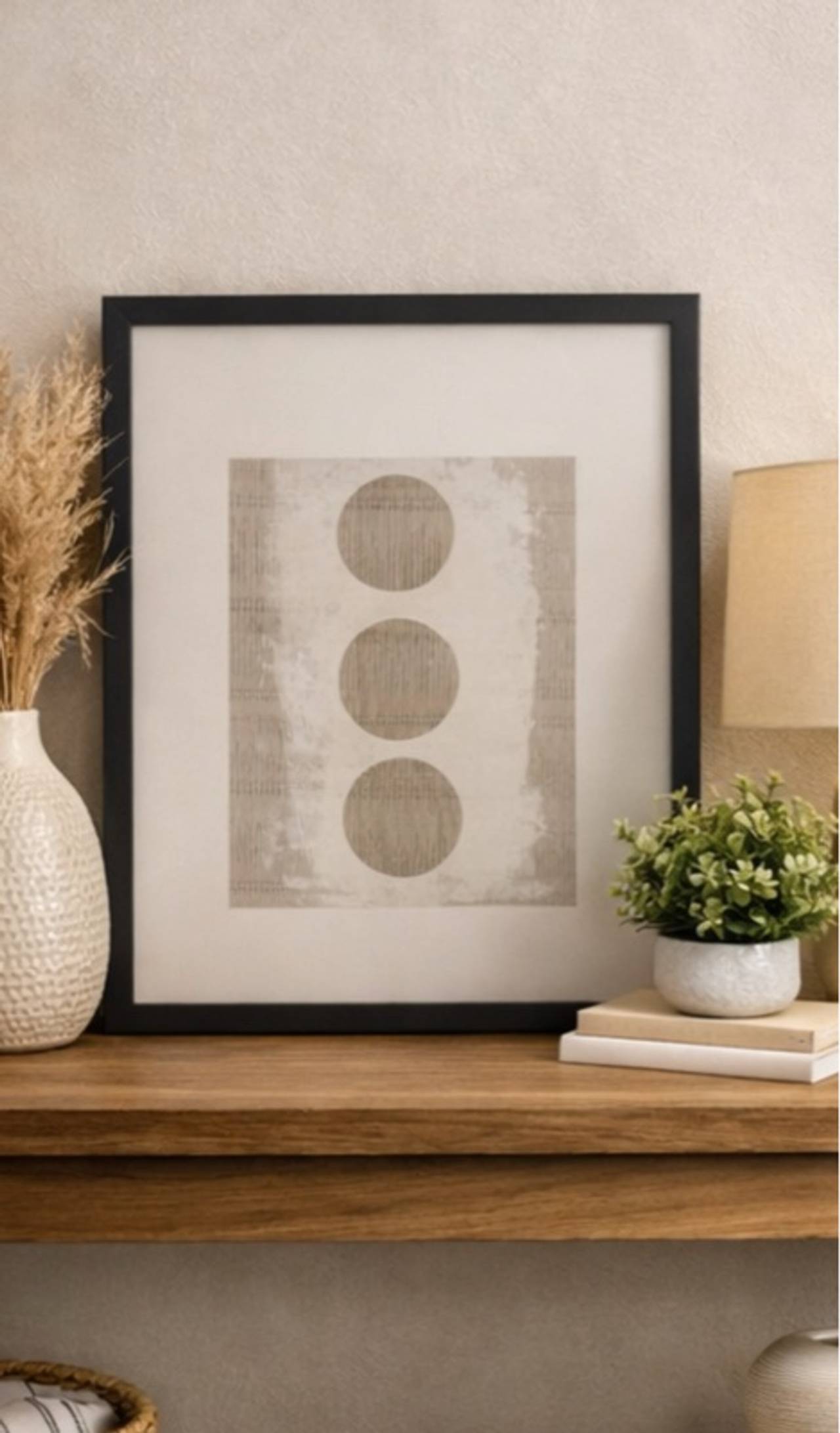 Framed Wall Art Nested II Abstract