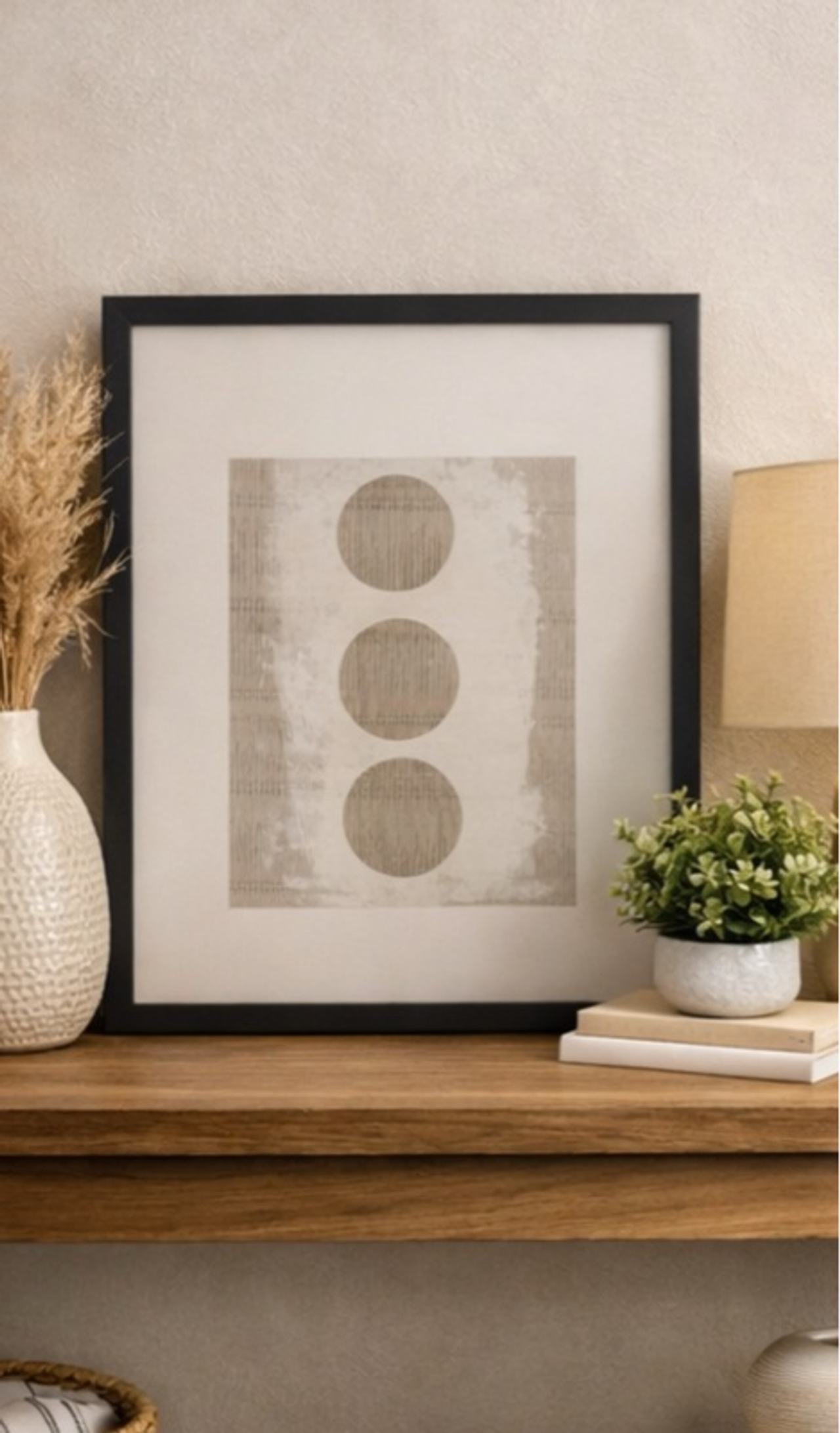 Framed Wall Art Nested II Abstract