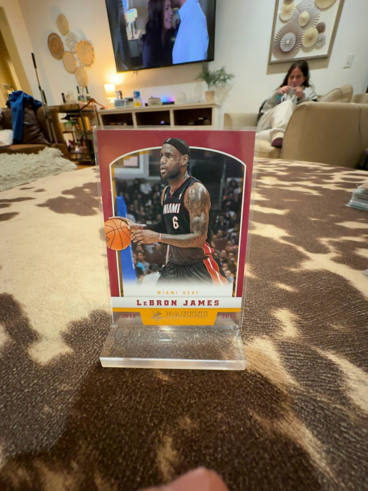 Panini 2012-13 LeBron James #104 with the Knight 