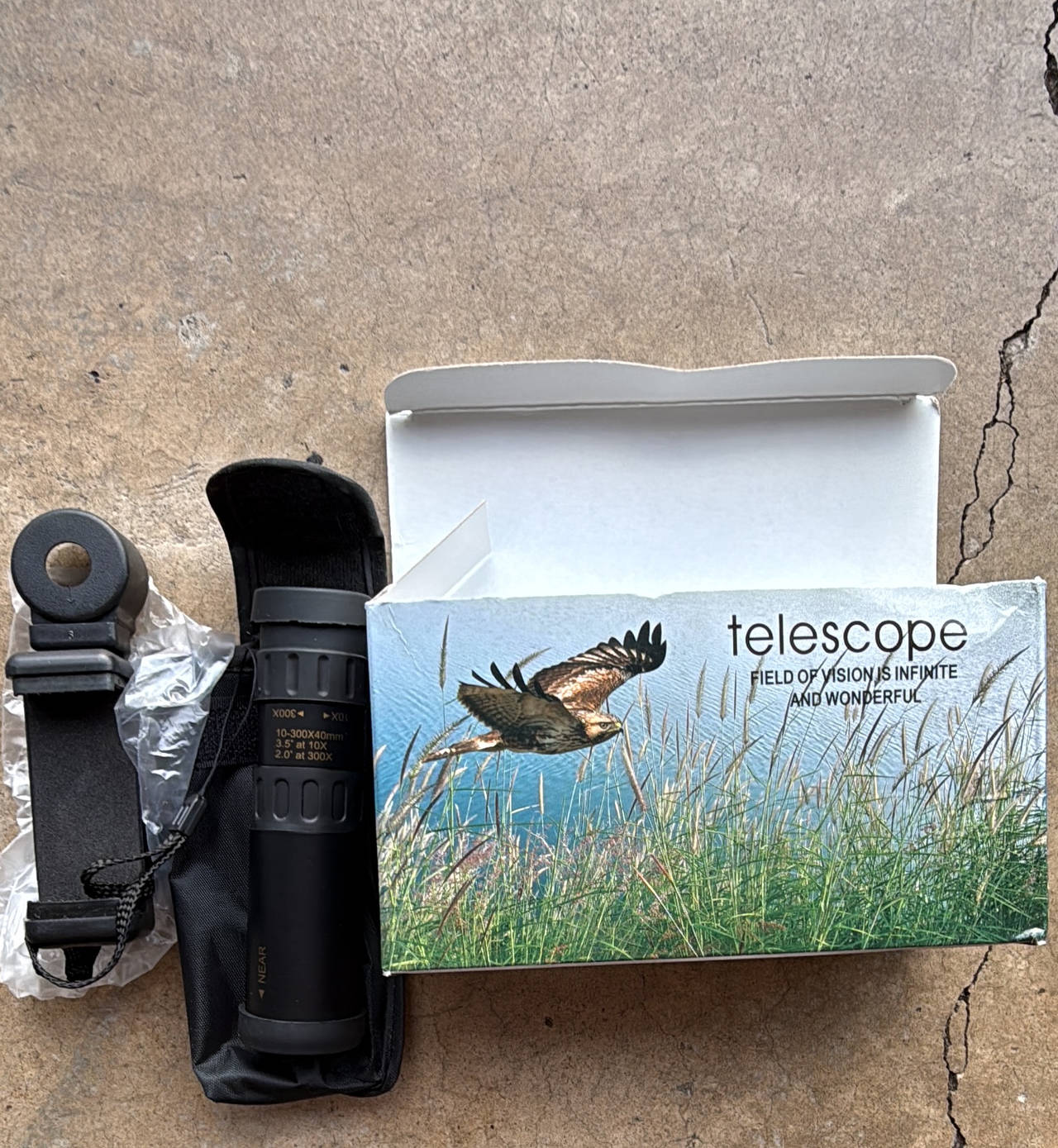 10-300x40mm High Definition Monocular Telescope
