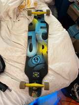 Sector 9 Mini Shaka iii Blue/Yellow Longboard  - Image 3