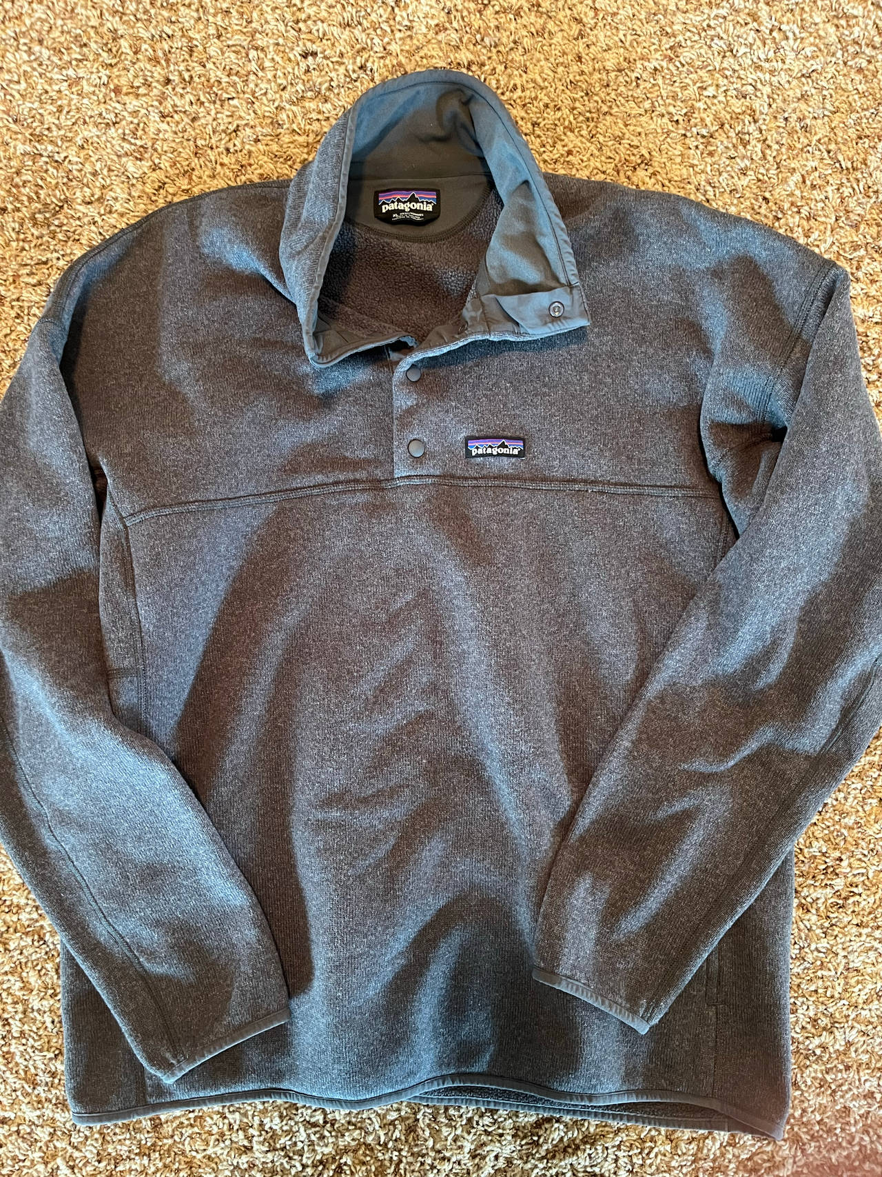Patagonia Men's Lightweight Synchilla Snap-T Fleece Pullover xl great condition
