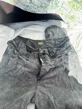 L.A. Gear Vintage Acid Wash Pleated Jeans - Image 1
