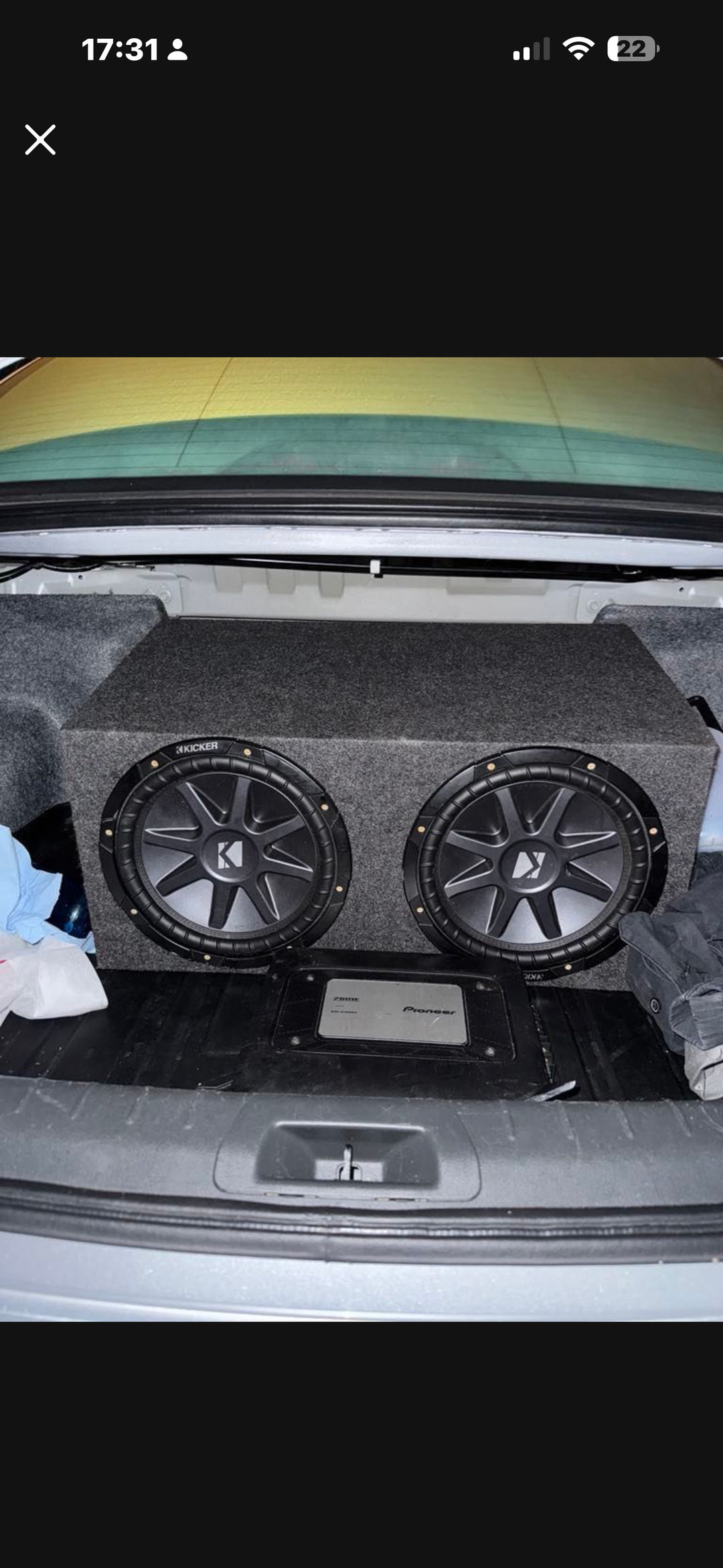 Kicker CompC 12-Inch Dual Subwoofer Enclosure