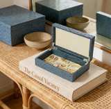 Faux Ostrich Leather Decorative Boxes - Image 4