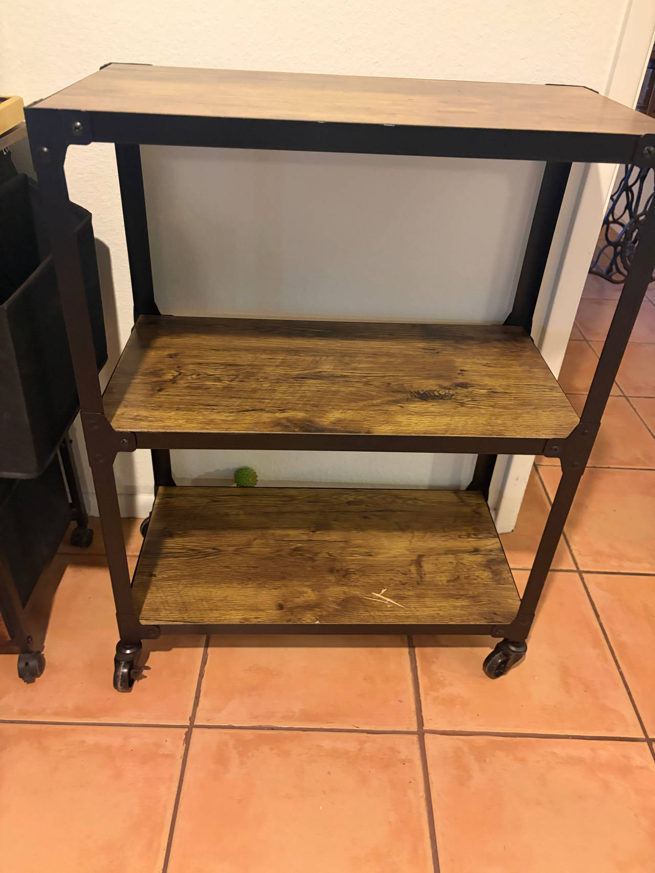 VASAGLE 3-Tier Kitchen Rolling Cart