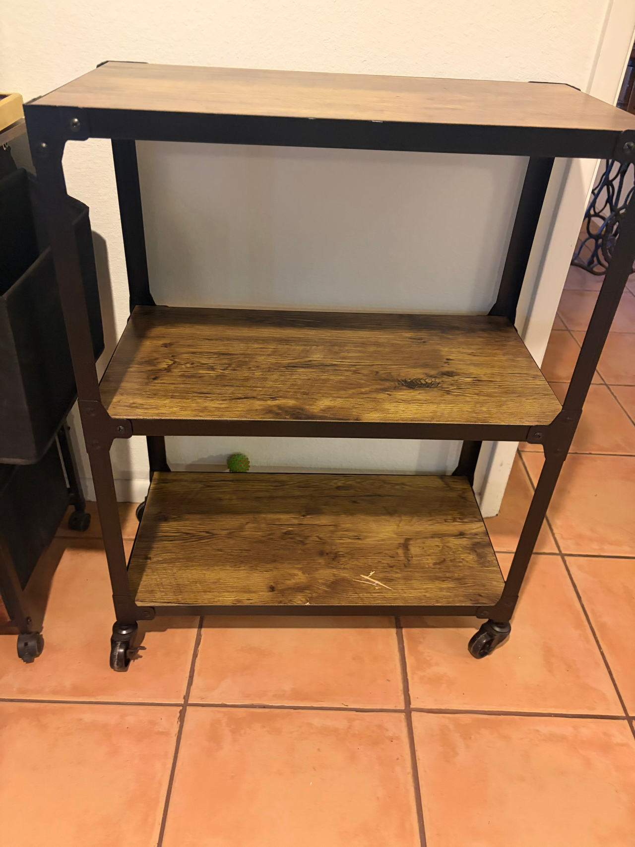 VASAGLE 3-Tier Kitchen Rolling Cart