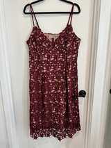 City Chic Burgundy Lace Dress - Image 2