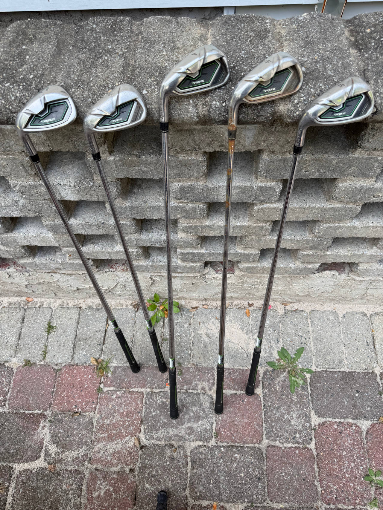 TaylorMade RBZ HL Iron Set 4 5 8 PW AW Steel Shafts