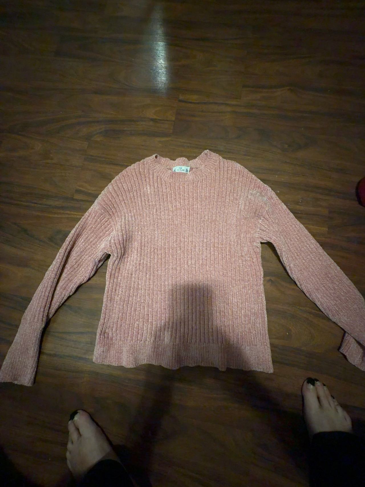 A New Day Pink Chenille Chunky Knit Sweater