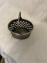 Department 56 Vintage Silverplate Pierced Basket - Image 6