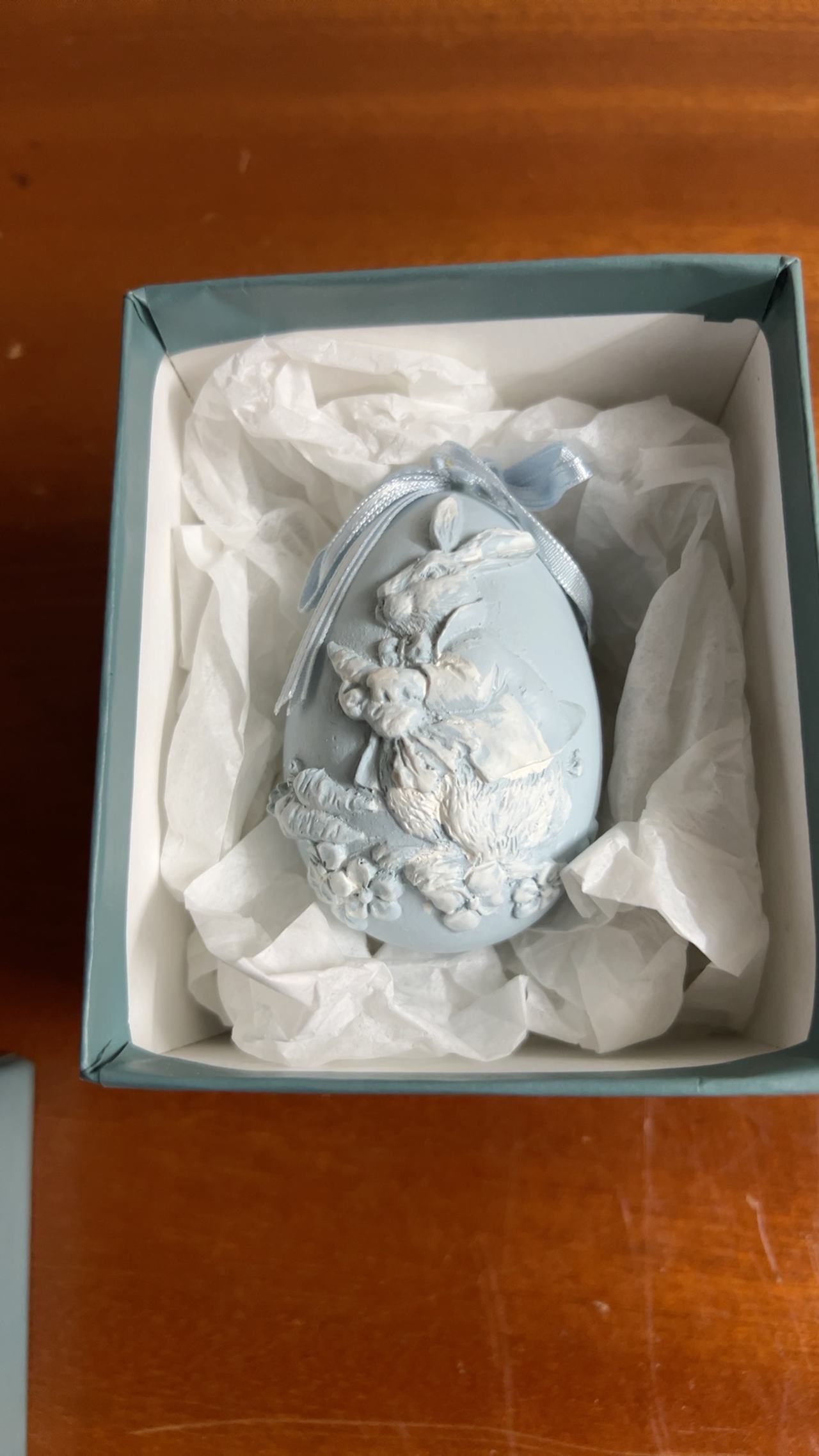 Mackenzie-Childs Cameo Egg Decorative Easter Ornament