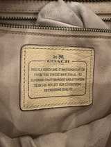 Coach Tatum Tote Beige Whiplash Chain Purse Handbag  - Image 2