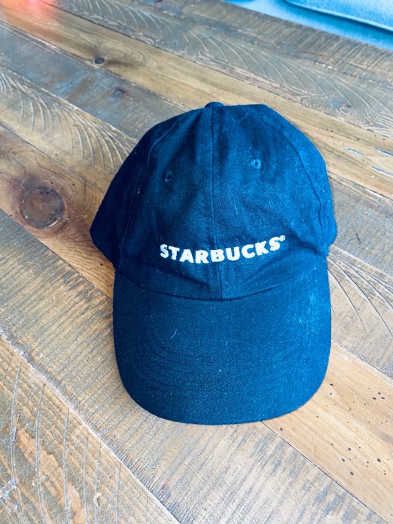 Starbucks Barista Cap Black with White Logo