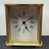 Tiffany & Co. Portfolio Brass Desk Clock - Image 3