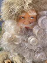 Vintage Santa Tree Topper Green Robe 22-inch - Image 5