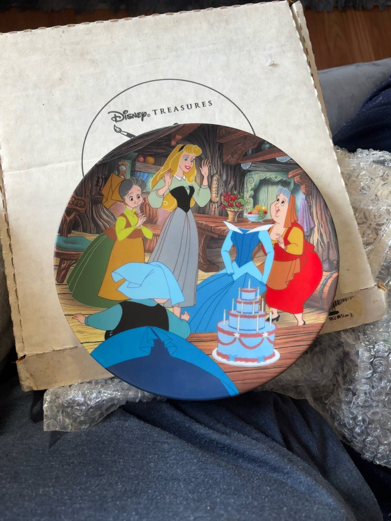 Disney Sleeping Beauty Collector Plate Happy Birthday Briar Rose