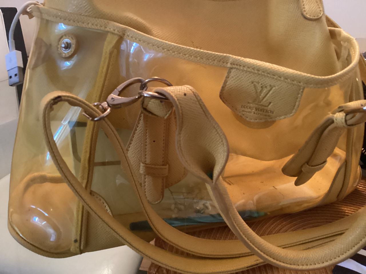 Louis Vuitton Vinyl Tote Bag
