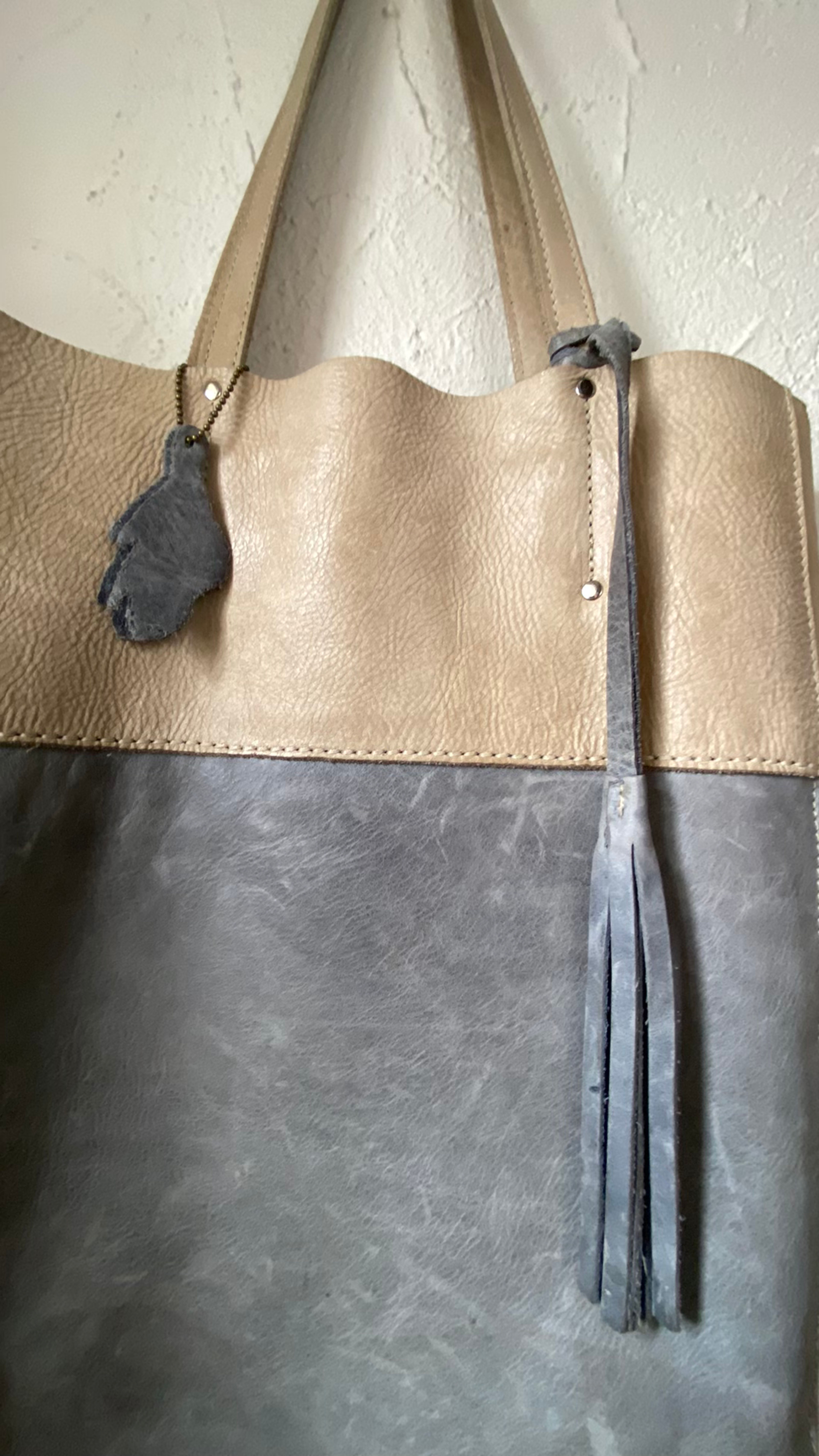 Jessica Leopard Print Tote with Tan Straps - Image 3