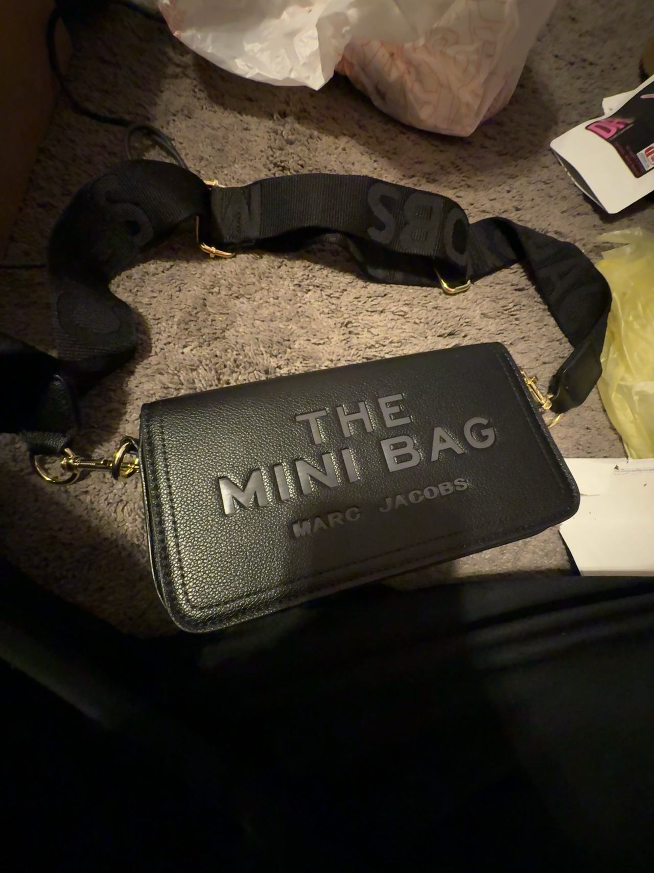 Marc Jacobs Leather Mini Bag crossbody black