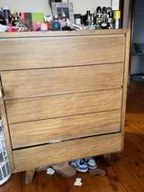 Wooden Queen Bed Frame
X2 side tables 
X1 tallboy 5 drawers 
Mattress not incl - Image 3