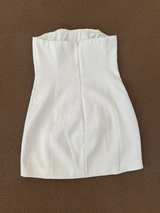 Meshki Strapless White Mini Dress - Image 6