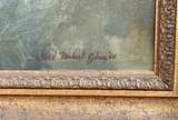 Vintage Mid-Century Female Portrait Oil Painting - Image 5